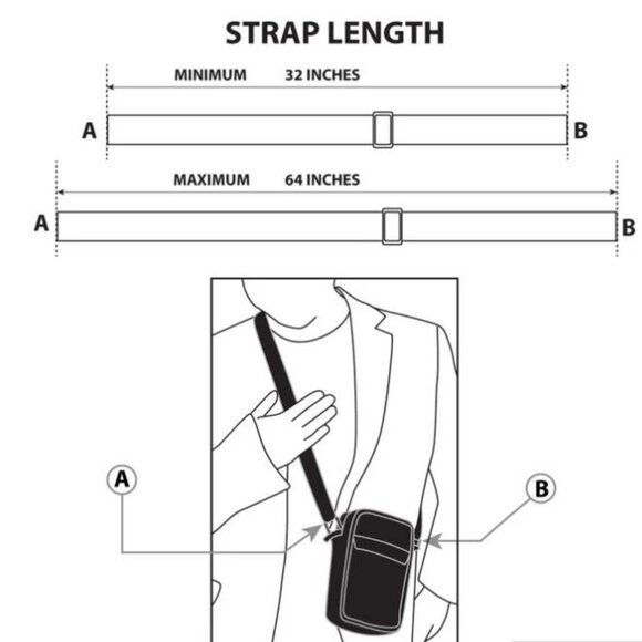 NWT Buckle-Down Women's Crossbody - Beetlejuice Suit Stripes Black White - Picture 5 of 12